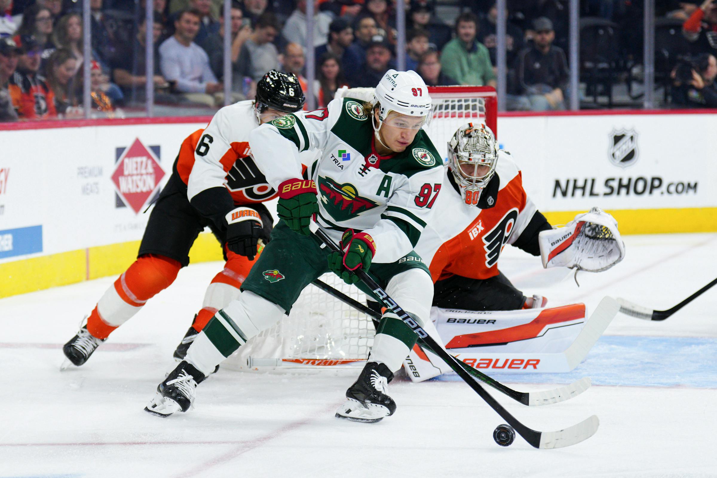 Wild remain winless on road trip with 2-1 OT loss to Philadelphia Flyers Wild remain winless on road trip with 2-1 OT loss to Philadelphia Flyers